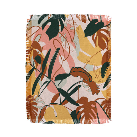 Nika BOHO JUNGLE Throw Blanket