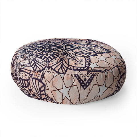 Nika BOHO MOSAIC MANDALA Floor Pillow Round