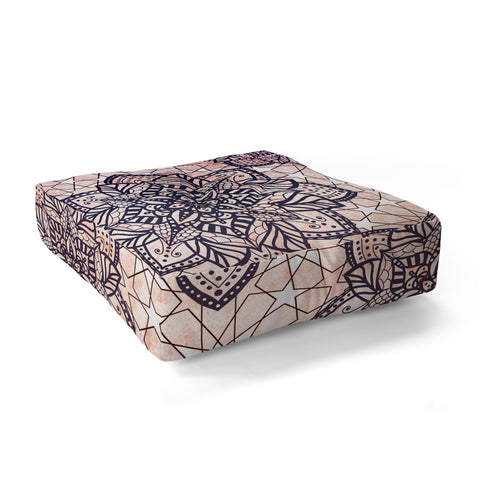 Nika BOHO MOSAIC MANDALA Floor Pillow Square