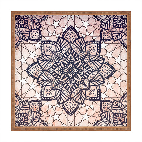 Nika BOHO MOSAIC MANDALA Square Tray