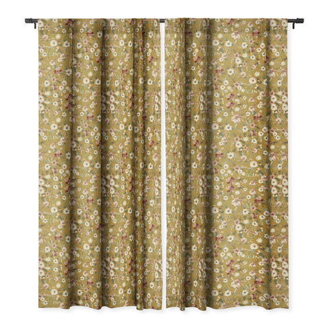 Nika COTTAGE FLORAL FIELD Blackout Window Curtain