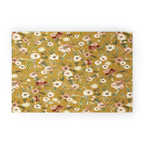 Nika COTTAGE FLORAL FIELD Welcome Mat