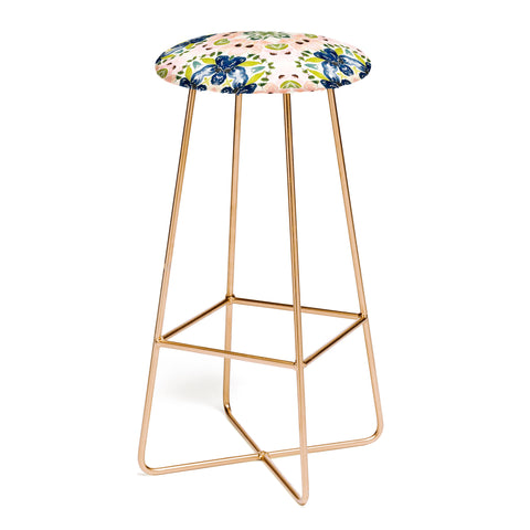 Nika FLORAL TILE Bar Stool