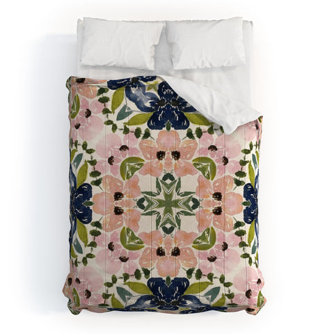 Nika FLORAL TILE Comforter