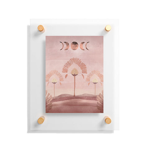 Nika MOON SALUTATION Floating Acrylic Print