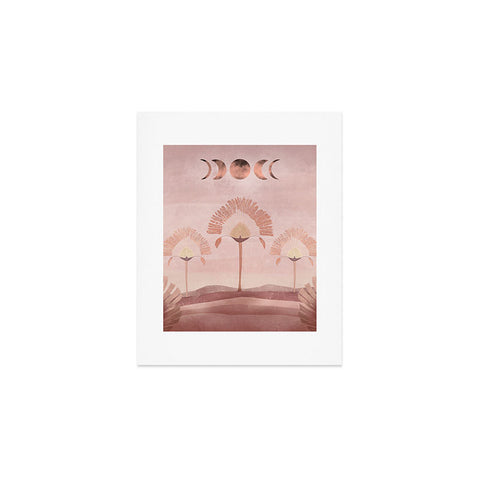Nika MOON SALUTATION Art Print