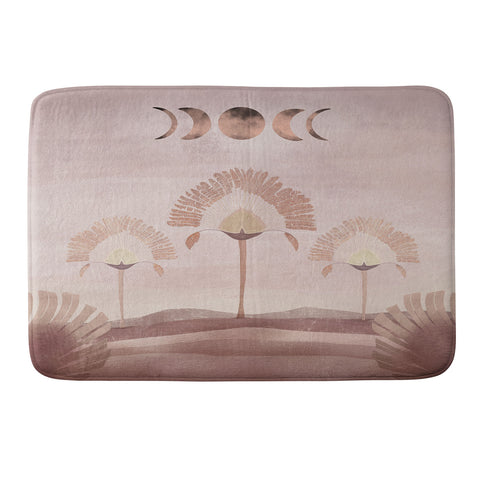 Nika MOON SALUTATION Memory Foam Bath Mat
