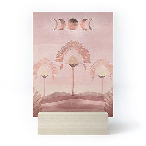 Nika MOON SALUTATION Mini Art Print