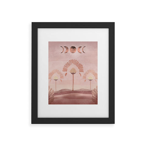 Nika MOON SALUTATION Framed Art Print