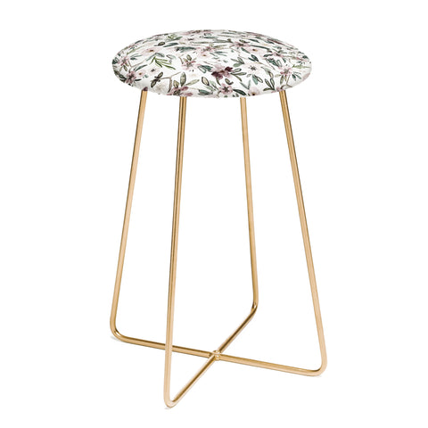 Nika STYLIZED FLORAL FIELD Counter Stool