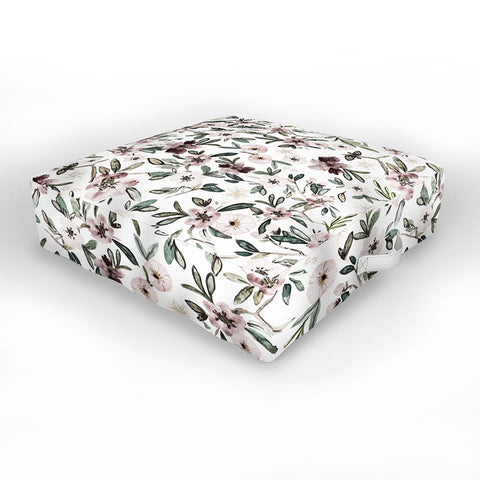 Nika STYLIZED FLORAL FIELD Outdoor Floor Cushion