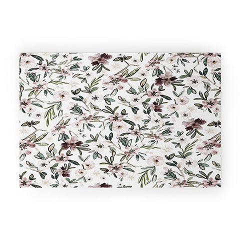Nika STYLIZED FLORAL FIELD Welcome Mat