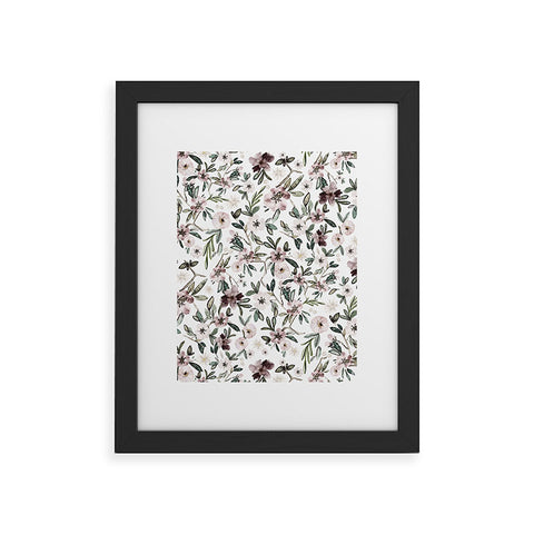 Nika STYLIZED FLORAL FIELD Framed Art Print