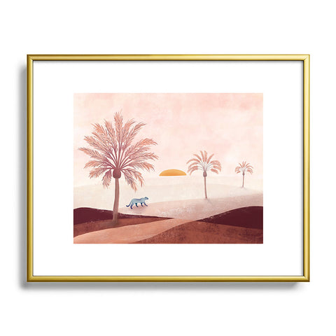 Nika The Journey Metal Framed Art Print