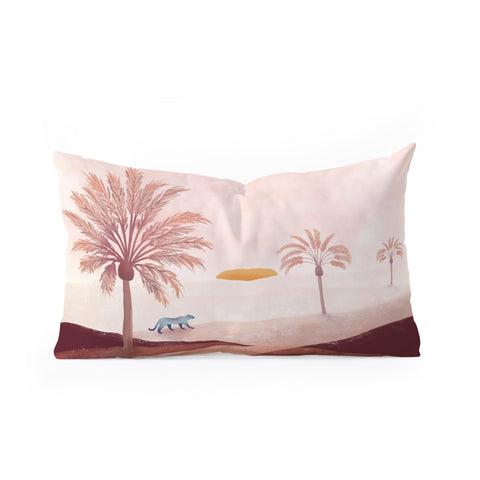 Nika The Journey Oblong Throw Pillow