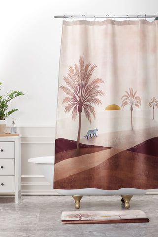 Nika The Journey Shower Curtain And Mat