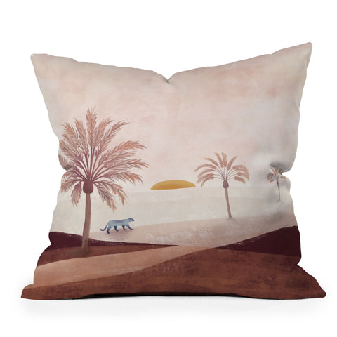 Nika The Journey Throw Pillow