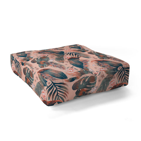 Nika TROPICAL SUNSET VIBES Floor Pillow Square
