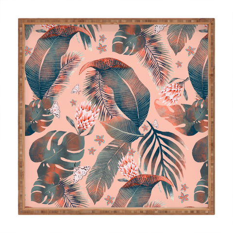 Nika TROPICAL SUNSET VIBES Square Tray