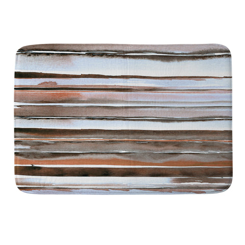 Nika WINTER STRIPES Memory Foam Bath Mat