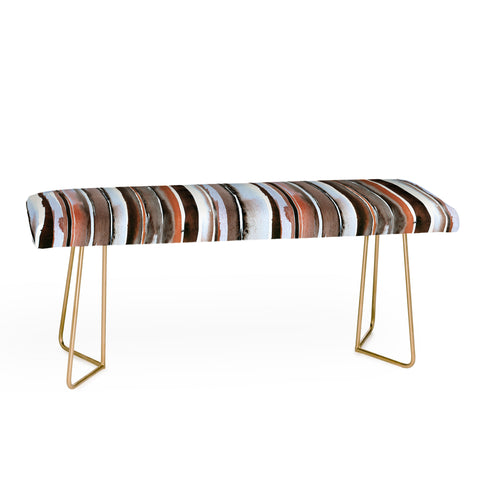 Nika WINTER STRIPES Bench