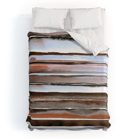 Nika WINTER STRIPES Duvet Cover