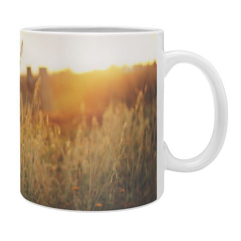 Ninasclicks Golden Beach vegetation at sunset Coffee Mug