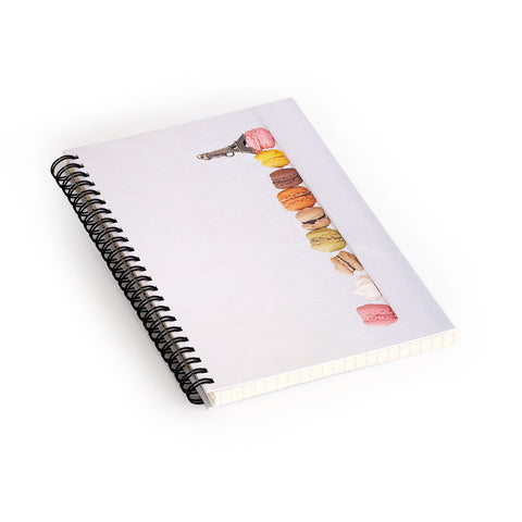 Ninasclicks Paris macarons and the eiffel tower Spiral Notebook