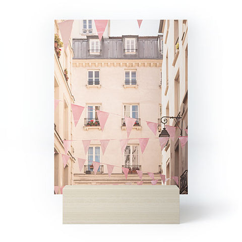 Ninasclicks Pink Paris Paris travel photography Mini Art Print