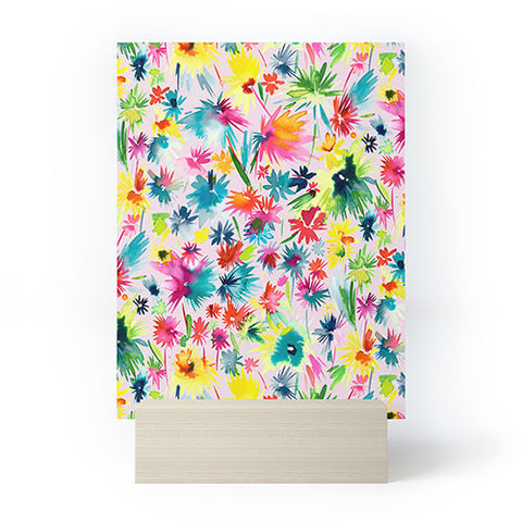 Ninola Design Abstract Flowers Jungle Mini Art Print