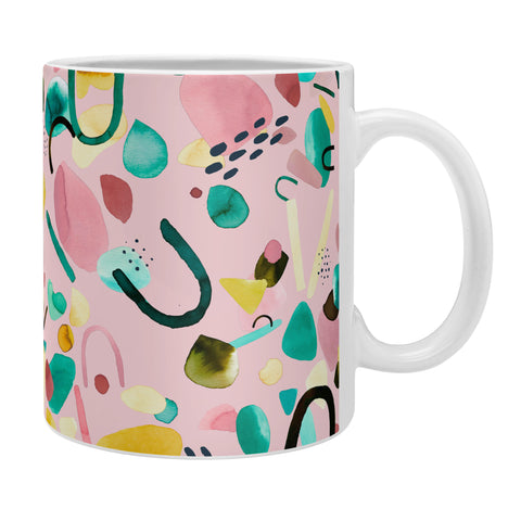 Ninola Design Abstract geo shapes Flower Coffee Mug