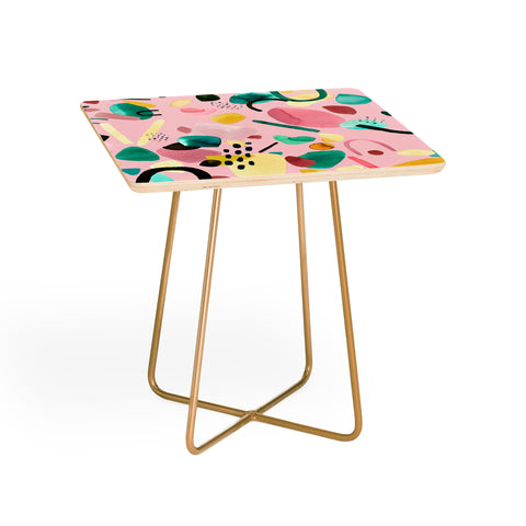 Ninola Design Abstract geo shapes Flower Side Table