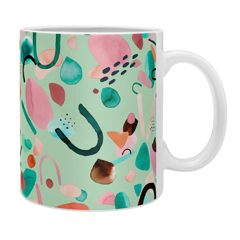 Ninola Design Abstract geo shapes Spring Coffee Mug