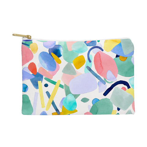 Ninola Design Abstract geometry dream Multicolored Pouch