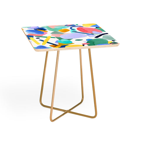 Ninola Design Abstract geometry dream Multicolored Side Table