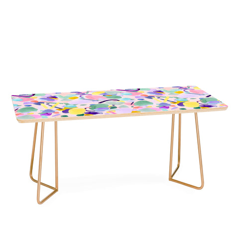 Ninola Design Abstract geometry dream Purple pink Coffee Table