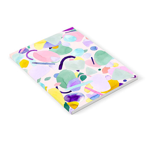 Ninola Design Abstract geometry dream Purple pink Notebook