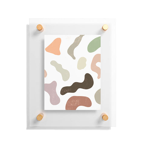 Ninola Design Abstract Memphis Terracota Floating Acrylic Print