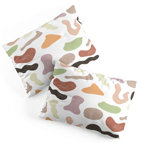 Ninola Design Abstract Memphis Terracota Pillow Shams