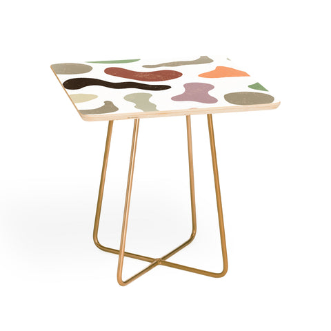 Ninola Design Abstract Memphis Terracota Side Table