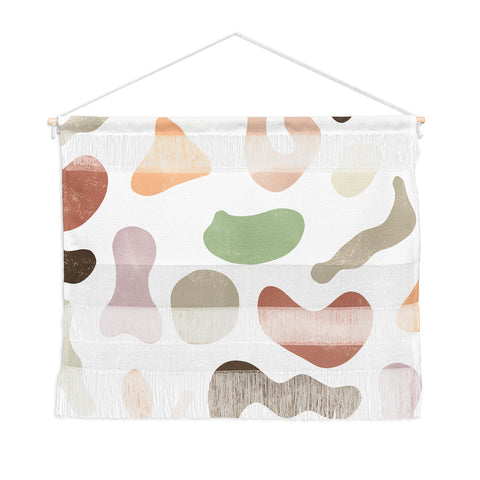 Ninola Design Abstract Memphis Terracota Wall Hanging Landscape