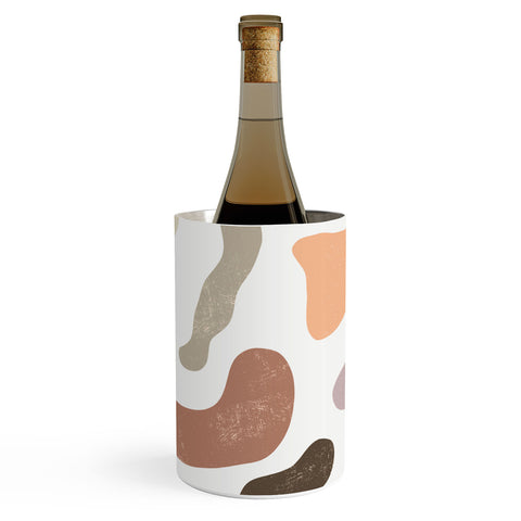 Ninola Design Abstract Memphis Terracota Wine Chiller
