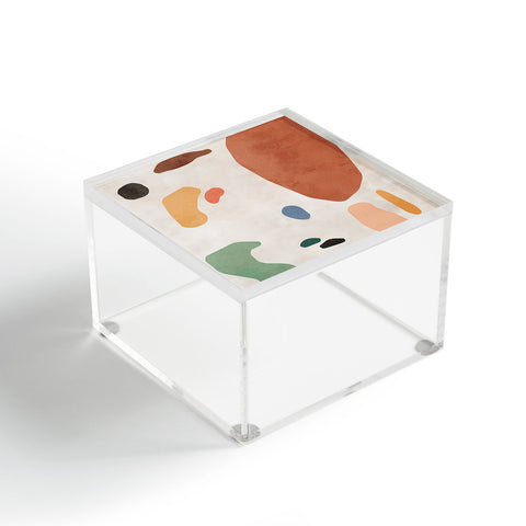 Ninola Design Abstract Shapes Terracota Acrylic Box