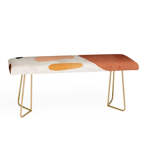 Ninola Design Abstract Shapes Terracota Bench