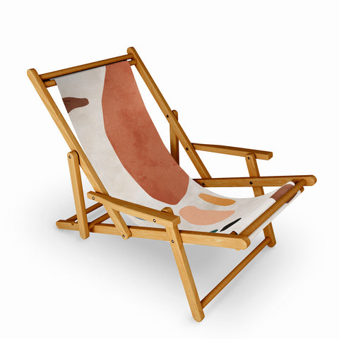 Ninola Design Abstract Shapes Terracota Sling Chair