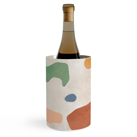 Ninola Design Abstract Shapes Terracota Wine Chiller