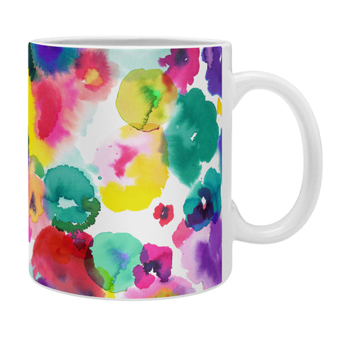 Ninola Design Abstract spring blooms watercolor Coffee Mug