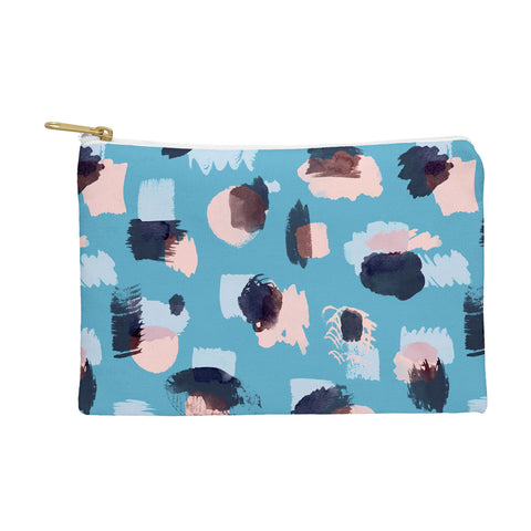 Ninola Design Abstract stains blue Pouch