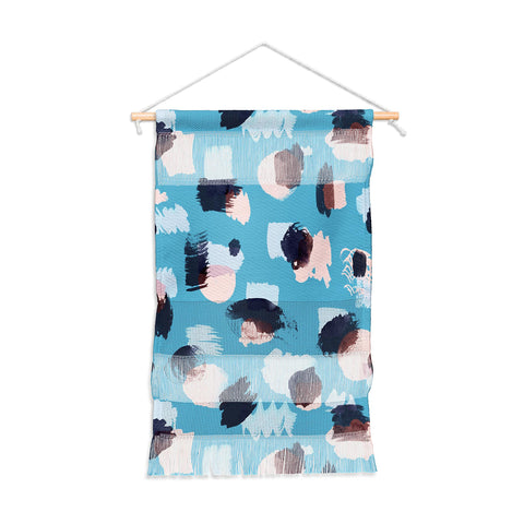 Ninola Design Abstract stains blue Wall Hanging Portrait