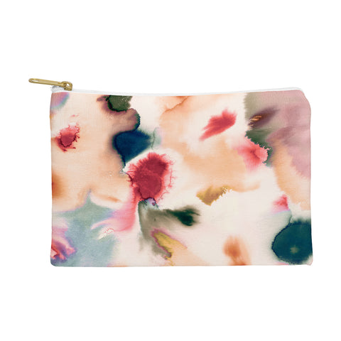Ninola Design Abstract watercolor Mineral Pouch